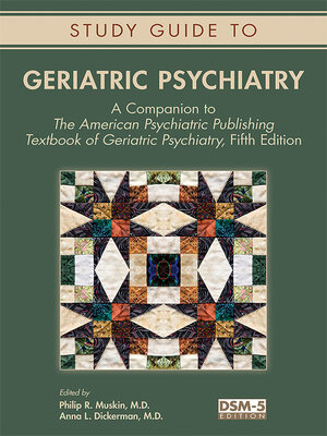 cover image of Study Guide to Geriatric Psychiatry